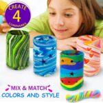 MHMYDIS Make Your Own Clay Luminaries - Arts and Crafts kit for Boys Girls and Teens Age 6 7 8 9 10 11 12 Year Old and up - Creative Clay Lantern Toys for 8-12 Year Olds - Image 5