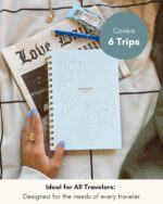 Lamare Travel Journal For Women - Cute Travel Notebook, Bucketlist, Roadtrip & Vacation Planner – Great and Fun Undated Adventure Planner 2025 Gift for Women - Image 3