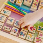 Melissa & Doug Deluxe Wooden Stamp and Coloring Set – Fairy Tale (30 Stamps, 6 Markers, 2 Durable 2-Color Stamp Pads) Fairy Tale-Themed Wooden Stamps for Kids and Coloring Activity Set - Image 9