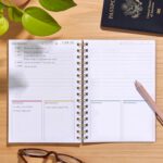 Inspired by Erin Condren Soar A5 Travel Journal, Portable Vacation Planner & Travel Journal in One, Soar Cover Design with Organized Trip Planning Interior Layout - Image 3