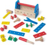 Melissa & Doug Take-Along Tool Kit Wooden Construction Toy (24 pcs) - Image 5