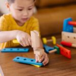 Melissa & Doug Take-Along Tool Kit Wooden Construction Toy (24 pcs) - Image 8