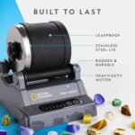 National Geographic Rock Tumbler Kit – Hobby Edition Includes Rough Gemstones, and 4 Polishing Grits, Great STEM Science Kit for Geology Enthusiasts, Rock Polisher for Kids and Adults - Image 5
