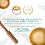 Handcrafted Tibetan Singing Bowl Set – 3.5” Sound Bowl for Meditation, Sound Healing & Yoga – Healing Instrument with Wooden Striker & Cushion – Authentic Hand-Hammered in Nepal - Image 7