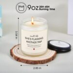Kosmickiss Best Travel Gifts for Women, Lavender Soy Wax, Funny Gift for Travelers Women, Vacation, Travel Gift for Her, Sister, Friends - Image 3