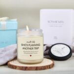 Kosmickiss Best Travel Gifts for Women, Lavender Soy Wax, Funny Gift for Travelers Women, Vacation, Travel Gift for Her, Sister, Friends - Image 7