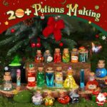 Alritz Potion Kits for Kids, Magic Fairy Potions Mixie with House, 20+ Bottles, Creative Craftes Toys for Christmas Birthday Party, Gift for Girls and Boys 6 7 8 9 10+ Years Old - Image 4