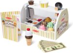 Melissa & Doug Wooden Scoop & Serve Ice Cream Counter, Pretend Play Store, 28 Toy Food & Play Kitchen Accessories, Preschool Toys for Girls & Boys 3+ - Image 5