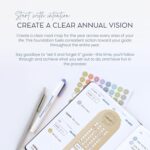 MäksēLife 90-Day Quarterly Planner - Entrepreneur Goal Setting & Project Management, Undated 3-Month Productivity Planner for Small Business Owners, Teal - Image 7