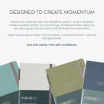 MäksēLife 90-Day Quarterly Planner - Entrepreneur Goal Setting & Project Management, Undated 3-Month Productivity Planner for Small Business Owners, Teal - Image 9