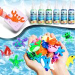 Maiwaput Water DIY Crafts Elf Toy Kit, 20 Color Gel & 12 Molds, Magic Paint Set Glow in The Dark Water Pets, Gel Craft Kits in Water Creative Handmade Art Set for Kids Age 3 4-8 8-12 - Image 3
