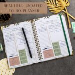 Beautiful To Do List Notebook - Aesthetic Daily Planner to Easily Organize Your Tasks And Boost Productivity - Stylish Undated Planner And School or Office Supplies For Women - Image 3