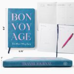 Travel Journal – Itinerary Planner Organizer & Traveling Memory Diary for Women and Men, Travel Log Book for 6 Trips with Packing Lists, Notes & Reflections, A5 Size (Undated) - Image 6