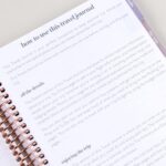 A5 Spiral Bound Travel Journal/Vacation Planner. Track 14 Days of Travel. 3 Tabbed Sections. 160 Pages of Thick 80 lb. Mohawk Paper. Sticker Sheet Included by Erin Condren. - Image 3