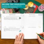 Skyline Travel Journal – Traveling Diary & Photo Journal – Vacation Essentials for Family, Men & Women – Bucket List Notebook (Olive Compass) - Image 5