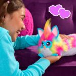 FURBY DJ Interactive Toy, Super Snuggly Rainbow Electronic Plush with Music, Lights, Motion, & Games, Speaks English & Furbish, 32in Long, Ages 6+ - Image 10
