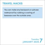 Travel Hacks 2025 Day-to-Day Calendar: Tips, Tricks, and Insider Insight to Make Your Trip a Lot More Awesome - Image 4