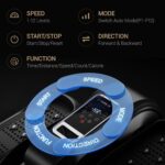 Under Desk Elliptical Machine, Electric Leg Exerciser as Seen on Tv for Seniors, Quiet Portable Seated Pedal Exerciser with Remote Control, 12 Speeds, Auto & HR Mode for Home Office - Image 4