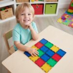 Magnetic Tiles,102PCS Magnetic Building Blocks 3D Clear Construction Playboards, Inspiration, Creativity Beyond Imagination, Educational Magnet Toy Set for Kids with 2 Cars - Image 5