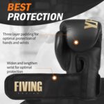 FIVING Boxing Gloves for Men and Women Suitable for Boxing Kickboxing Mixed Martial Arts Muay Thai MMA Heavy Bag Training - Image 5