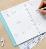 Filofax Travel Planner Notebook Refill, A5 Size, 8.27-inches Height, White, B132930 - Image 4