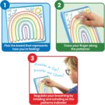 hand2mind Mindful Maze Boards, Tactile Sensory Toys for Toddlers, Anxiety Relief Items, Calm Down Corner Supplies, Emotional Regulation Tools for Kids, Play Therapy Toys, Mindfulness Gifts - Image 6