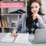 2026 Planner, Weekly and Monthly Calendar Planner Book, January 2026 - December 2026, Hardcover Spiral Planner with Monthly Tabs, Notes Pages, Perfect for Women & Men, A5 (6.4" x 8.5") - Pink - Image 7