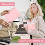 2026 Planner, Weekly and Monthly Calendar Planner Book, January 2026 - December 2026, Hardcover Spiral Planner with Monthly Tabs, Notes Pages, Perfect for Women & Men, A5 (6.4" x 8.5") - Pink - Image 8