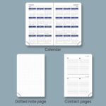POPRUN 2026 Pocket Weekly Planner (Super Mini Size 3'' x 4.5'') 12 Months Compact Calendar for Purse, Two Pages Per Week with Monthly Overview, Soft Cover, Two Bookmark Ribbons - Soft Pink - Image 6