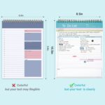 To Do List Notepad, Spiral Bound Undated Daily Planner, 52 Sheets 8.5" X 10.5" Tear Off Task Planning Pad with Checklist, For Work Office Home - Image 3