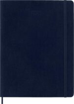 Moleskine Classic 12 Month 2026 Weekly Planner, Soft Cover, XL (7.5" x 9.75"), Sapphire Blue, 144 pages - Image 4
