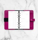 Filofax Travel Planner Refill, Personal Size Organizer, 6.73-inches Height, White, B132928 - Image 3