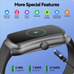 AMOLED Fitness Tracker Watch with 24/7 Heart Rate/SpO2/Sleep Monitor, IP68 Waterproof Smart Watch, Step Calorie Counter Pedometer Swimming Health Activity Trackers & SmartWatches for Women Men - Image 8