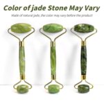 huefull Genuine Jade Roller & Gua Sha Set for Face, Cooling & Firming Effect, Sculpting Tool for Jawline & Skin Care, Self-Care Gift for Women & Men - Image 5