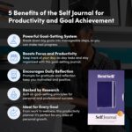 BestSelf 13-Week Self Journal & Goal Planner – Undated Daily ADHD-Friendly Journal for Men & Women | Productivity, Gratitude, Reflection & Habit Tracker | 2025 Life Organizer with Prompts, Black - Image 3