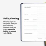 BestSelf 13-Week Self Journal & Goal Planner – Undated Daily ADHD-Friendly Journal for Men & Women | Productivity, Gratitude, Reflection & Habit Tracker | 2025 Life Organizer with Prompts, Black - Image 5