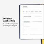 BestSelf 13-Week Self Journal & Goal Planner – Undated Daily ADHD-Friendly Journal for Men & Women | Productivity, Gratitude, Reflection & Habit Tracker | 2025 Life Organizer with Prompts, Black - Image 6