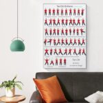 JPOSTHCZ Tai Chi 10 Forms Poster Traditional Chinese Martial Canvas Wall Art Aesthetic Decorative Painting Living Room Gym Or Meditation Studiostyle 16x24inch(40x60cm) - Image 5