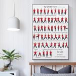 JPOSTHCZ Tai Chi 10 Forms Poster Traditional Chinese Martial Canvas Wall Art Aesthetic Decorative Painting Living Room Gym Or Meditation Studiostyle 16x24inch(40x60cm) - Image 6