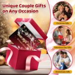 Christmas Romantic Gifts for Boyfriend Girlfriend,40 Scratch Off Date Night Ideas Card Games,Anniversary Couple Mens Gifts for Him,Her,Women,Men,Wife,Husband,Valentines Day,Wedding,Engagement - Image 7