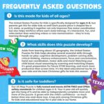 United States Puzzles for Kids Ages 4-6 - Educational Toys for 4+ Year Old Boys & Girls - 70pcs USA Map Kids Puzzle with 50 States & Capitals - Floor Jigsaw Puzzles - Gifts for Grandkids - Image 9