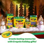 Crayola Create 'N Carry Travel Art Set for Kids (75pcs), 2-in-1 Lap Desk & Carrying Case, Holiday for Kids, Art Supplies Kit for Crafting, Drawing & Coloring - Image 8