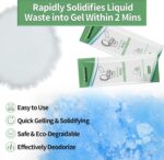 Poo Absorbent for Portable Toilet, Camping Toilet Chemicals, Eco Degradable Absorbent Gel Liquid Waste Gelling and Deodorizing Absorbent Emergency Toilet Waste Treatment - Image 4