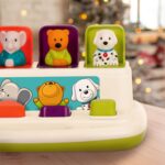 Battat – Cause-and-Effect Toy – Developmental Toy With Buttons & Colors – Color Sorting Animal Toys – For Kids, Toddlers, Babies – 18+ Months – Pop – Up Pals - Image 4