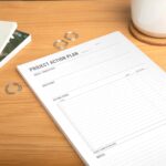 Two Tumbleweeds - Project Planner Notepad - 7 x 10” Planning Pad for Project Management with Checklist, Action Items, Notes - Task Planner - To Do List Organizer For Work & School - 50 Sheets - Image 6