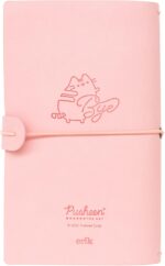 Grupo Erik Travelers Notebook Pusheen | Travel Pocket Notebook | Travel Journal For Women | Gifts For Travelers | Cute Small Notebook | 7.3 x 4 Inches | 80 Sheets PU Leather Journal | Pusheen Stuff - Image 3