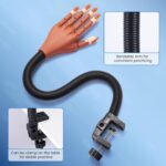 Magnetic Practice Hand for Acrylic Nails: Flexible Fake Nail Training Hand Practice - Manicure Hand Practice Kit for Beginners with 200PCS Nail Tips - Image 5