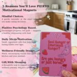 PIERTO Motivational Diet & Fitness Magnets – 15 Healthy Lifestyle Quotes for Fridge – Daily Weight Loss & Workout Reminder – Wellness Gift for Women & Men – Aesthetic Magnetic Set - Image 5