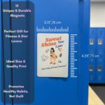 PIERTO Motivational Diet & Fitness Magnets – 15 Healthy Lifestyle Quotes for Fridge – Daily Weight Loss & Workout Reminder – Wellness Gift for Women & Men – Aesthetic Magnetic Set - Image 6