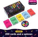 The Ultimate Date Night Game by Relatable, Great for Couples Games and Stay at Home Date Night Ideas, From The Makers of Let's Get Deep Relationship Card Game, Includes 200 Cards & Spinner - Image 5